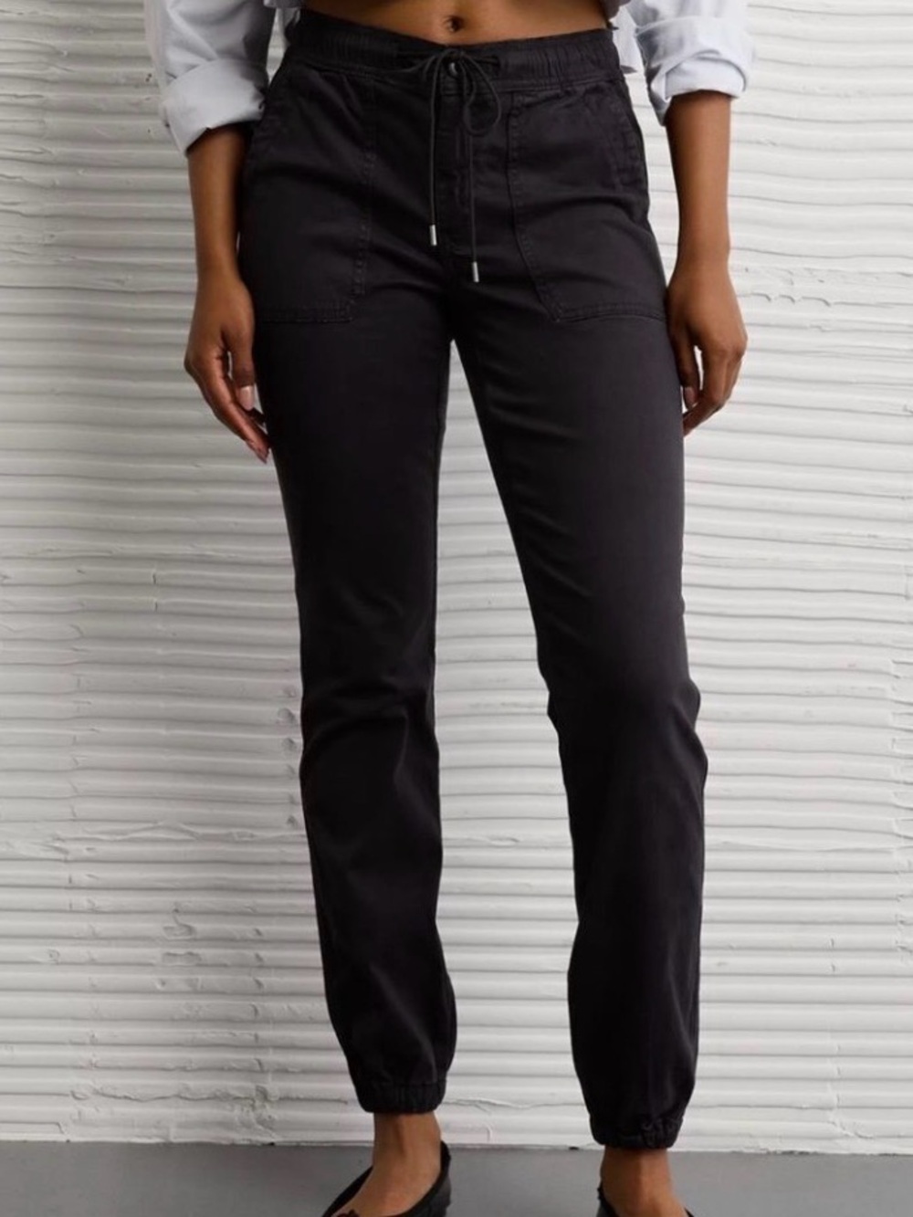 American Eagle Outfitters Next Level Black Women's Jogger Pants